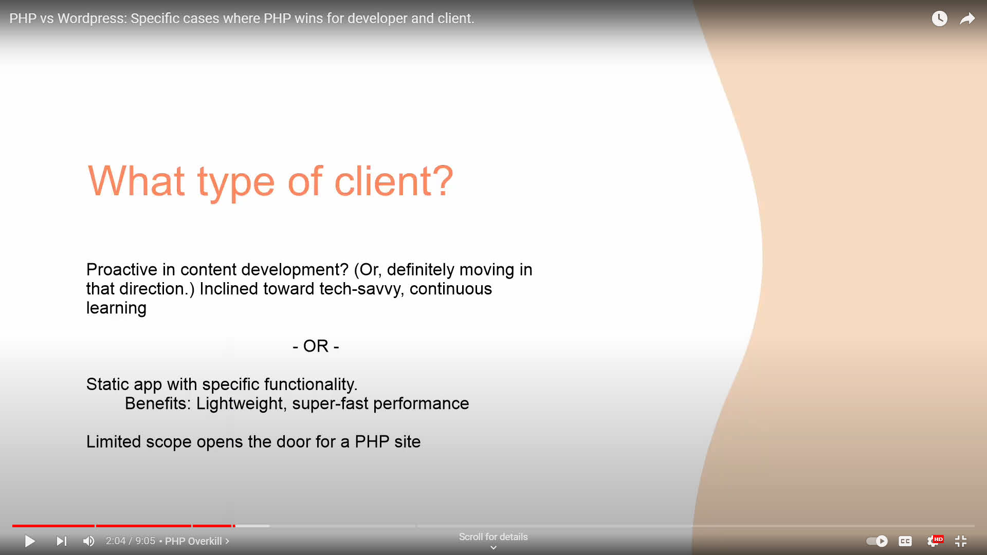 evaluate client needs