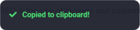 clipboard popup